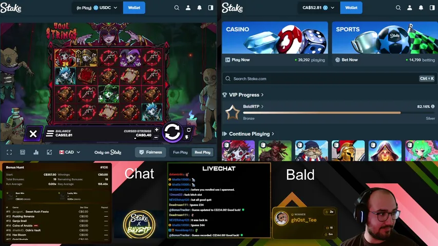 baldrtp playing Slots & Casino - Live Casino Stream