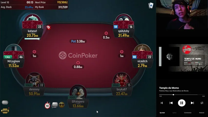 fiz-arg playing Poker - Live Casino Stream