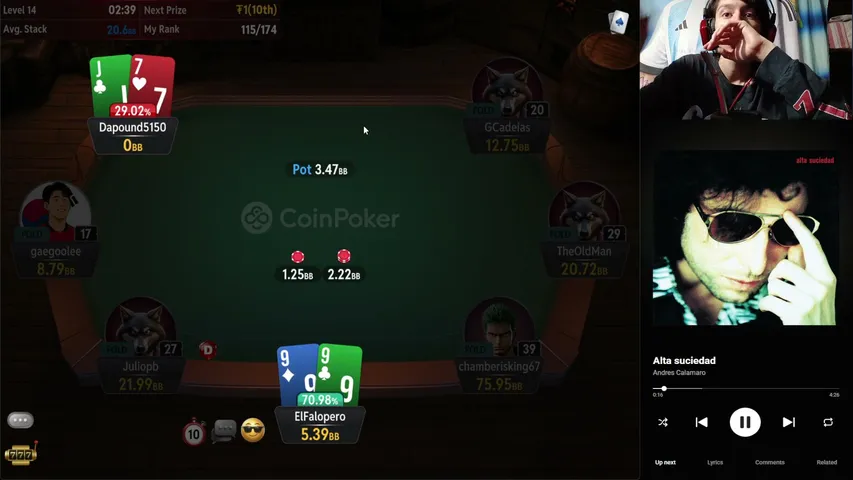 fiz-arg playing Poker - Live Casino Stream
