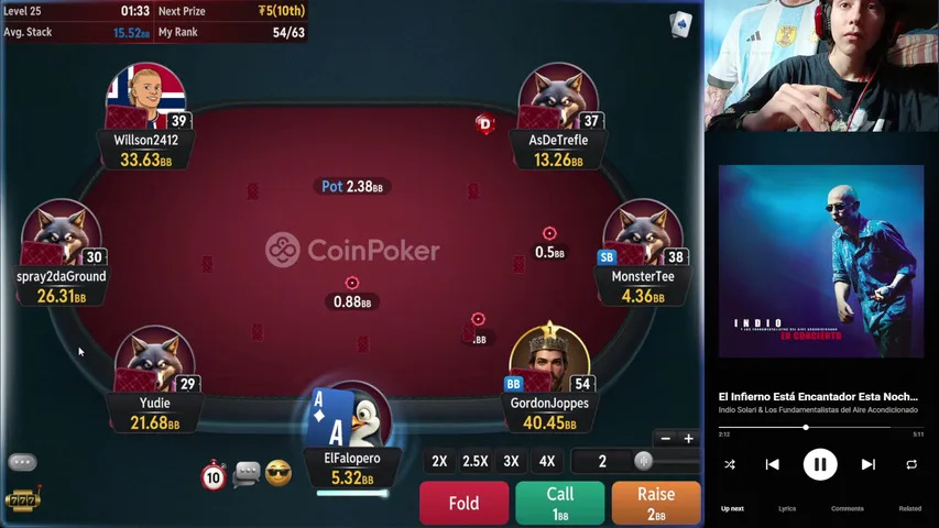 fiz-arg playing Poker - Live Casino Stream