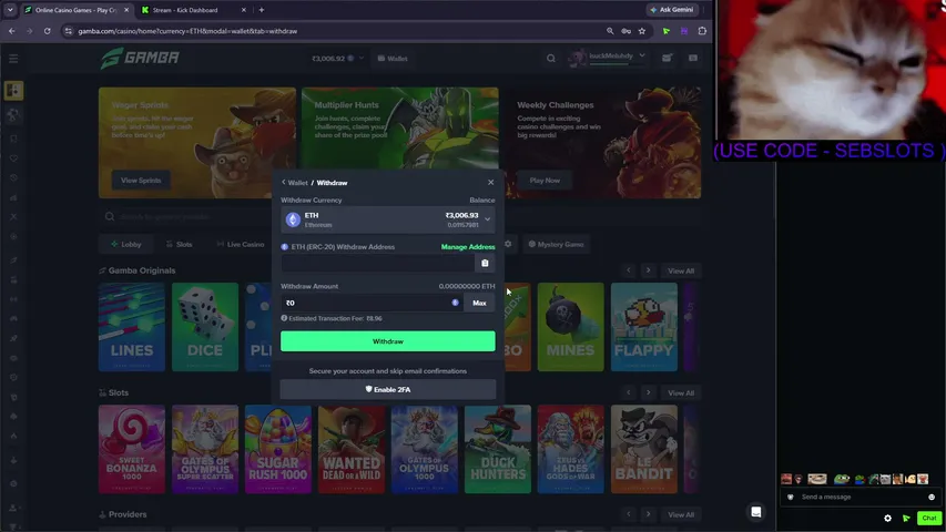 krizz-got-rizz playing Slots & Casino - Live Casino Stream