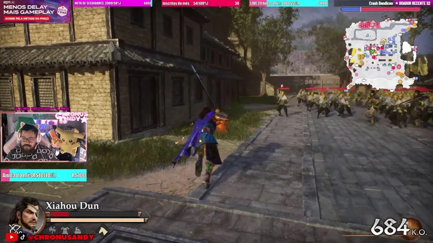 ChronusAndy playing Dynasty Warriors 3: Complete Edition Remastered - Live Casino Stream