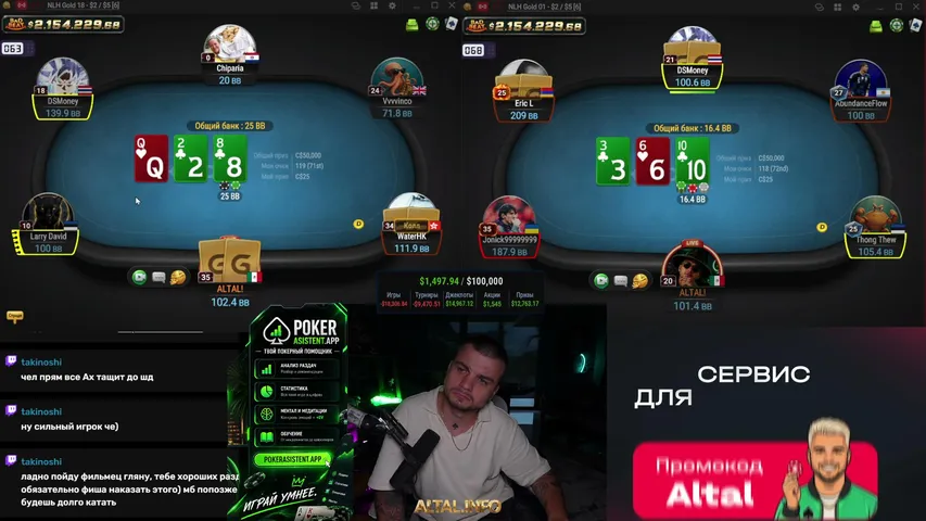 TheRealALTAL playing Just Chatting - Live Casino Stream