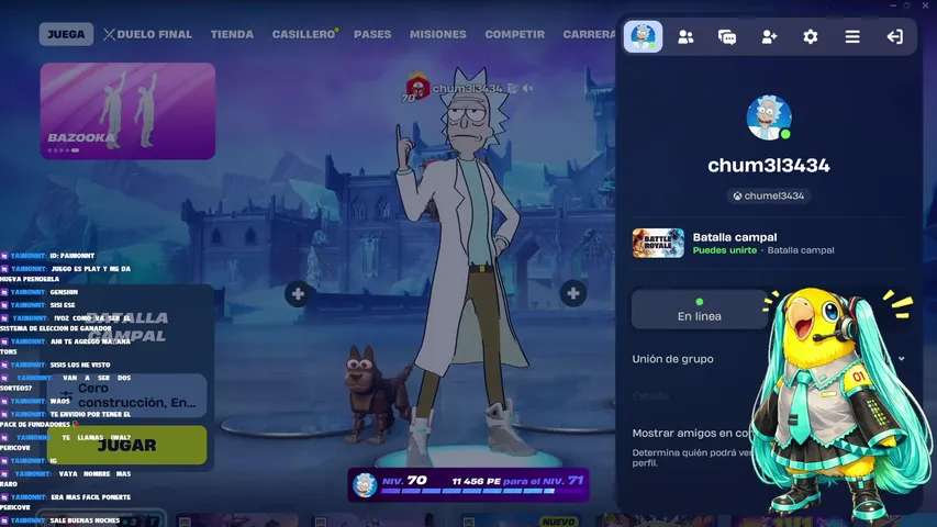 perry el roncororinco caiganle comando !tts