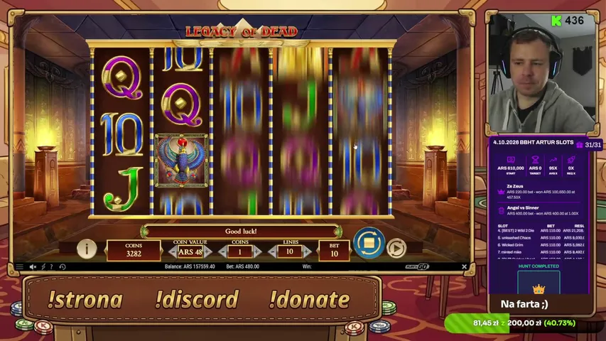 arturzyn playing Slots & Casino - Live Casino Stream
